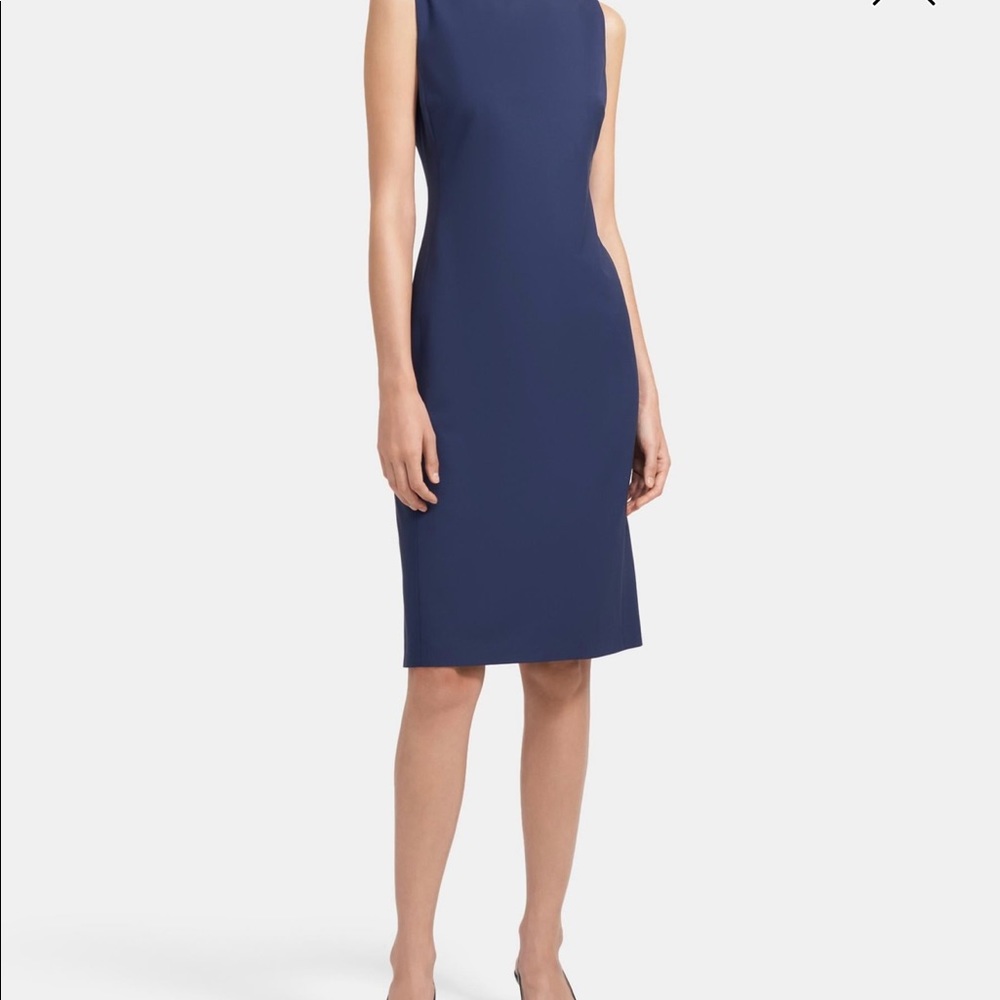 Theory Black Sleeveless Dress